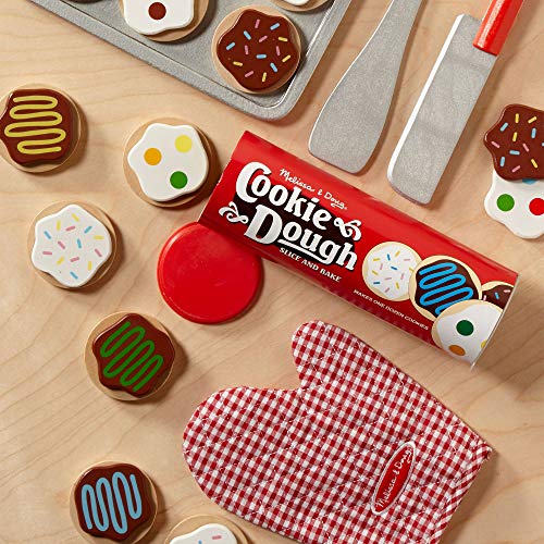 Melissa &Amp; Doug Slice And Bake Wooden Cookie Play Food Set