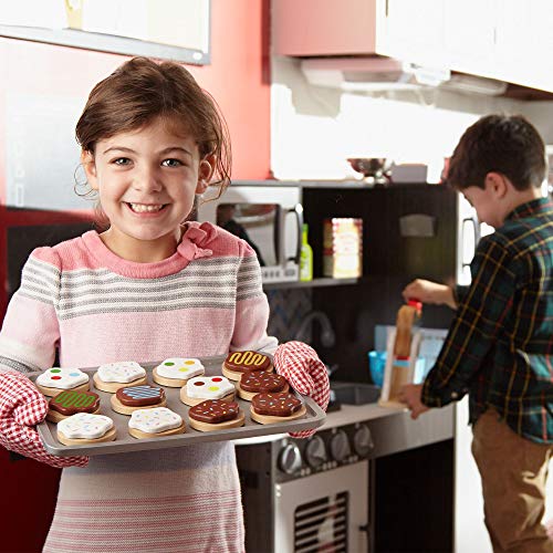 Melissa &Amp; Doug Slice And Bake Wooden Cookie Play Food Set