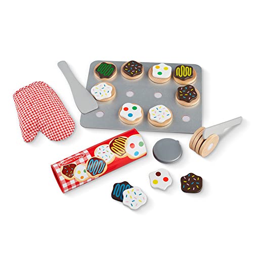 Melissa &Amp; Doug Slice And Bake Wooden Cookie Play Food Set