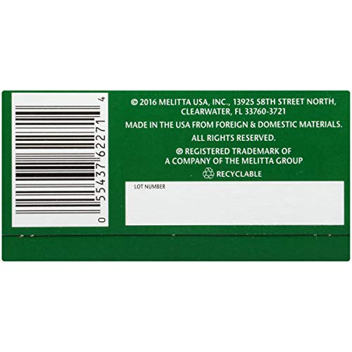 Melitta #2 Cone Coffee Filters, White, 100 Count