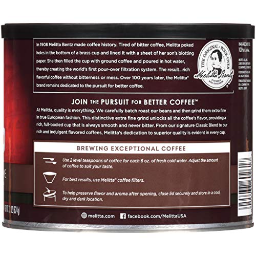 Melitta Colombian Supreme Coffee, Medium Roast, Extra Fine Grind