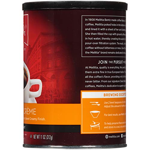 Melitta Hazelnut Crème Flavored Medium Roast Ground Coffee, 11 O