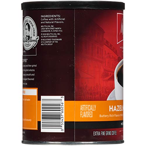 Melitta Hazelnut Crème Flavored Medium Roast Ground Coffee, 11 O