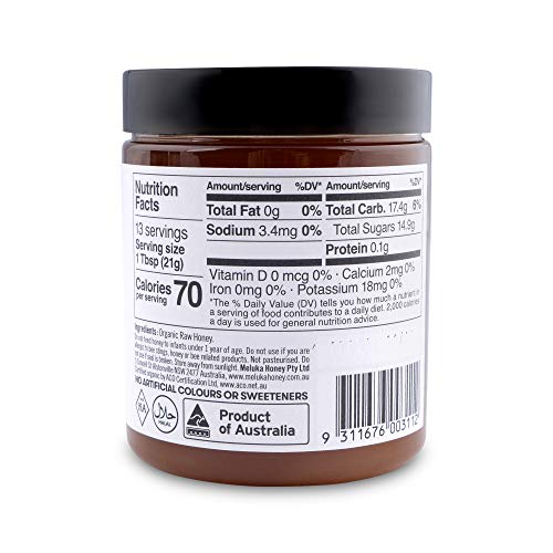 Meluka 100% Pure Raw Unfiltered Wildflower Honey