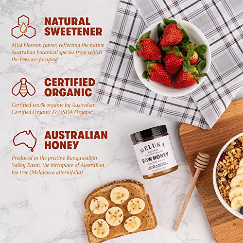 Meluka 100% Pure Raw Unfiltered Wildflower Honey