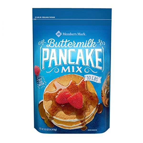 Member Mark Buttermilk Pancake Mix, 10 Pound