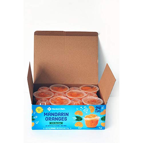2 Pack Mandarin Oranges In Fruit Juice, 4 Ounce Cups 24 Count P