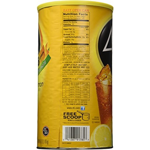 4C Lemon Iced Tea Mix, 5 Lb 7.9 Ounce