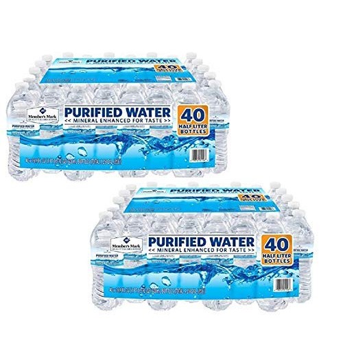 80 Piece Purified Bottled Water, 16.9 Oz.