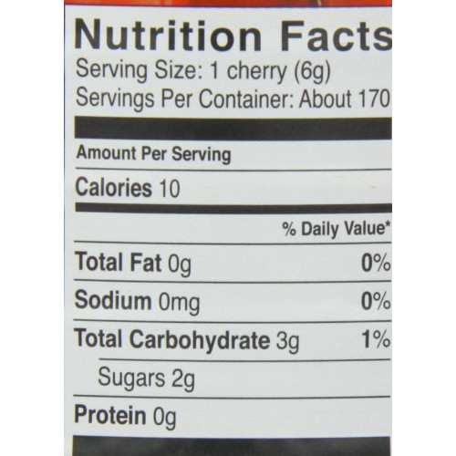 Maraschino Cherries With Stems, 74 Ounce Jar