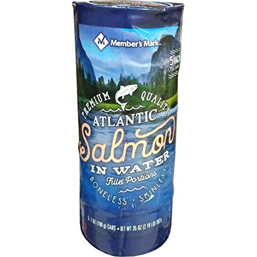 Members Mark Atlantic Salmon 5 Pack-7 Oz, 35 Ounce