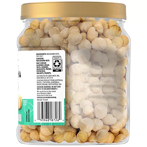 Members Mark Dry Roasted Macadamia Nuts With Sea Salt, 24Oz 1.