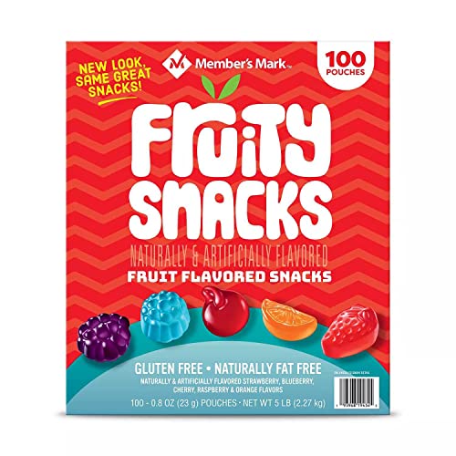 Members Mark Fruity Snacks, 0.80 Ounce 100 Count