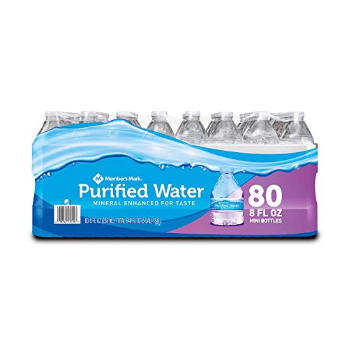 Members Mark Iuyehduh Purified Water, 80 Count, 2 Cases