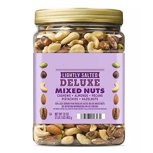 Members Mark Lightly Salted Deluxe Mixed Nuts 33 Oz., 2.1 Pound