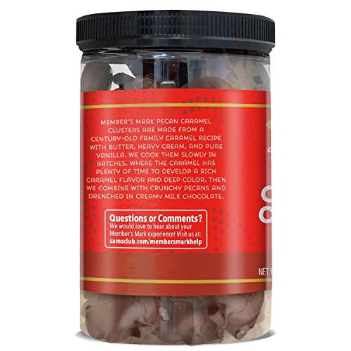 Members Mark Milk Chocolate Pecan Caramel Clusters, 30.2 Ounce,