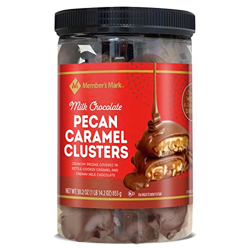 Members Mark Milk Chocolate Pecan Caramel Clusters, 30.2 Ounce,