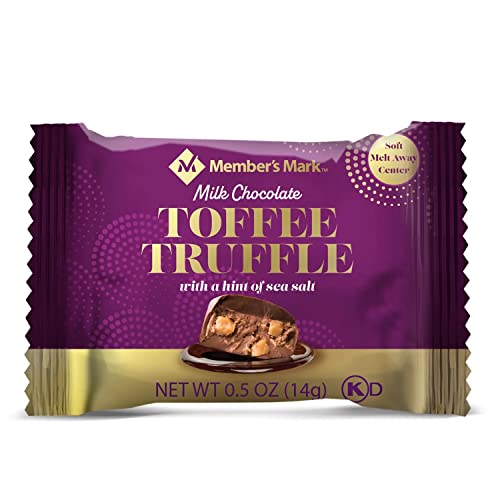 Members Mark Milk Chocolate Toffee Truffle with Sea Salt 19 oz...