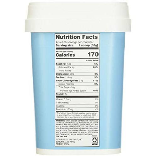 Members Mark Vanilla Cappuccino Mix, 3 Pound