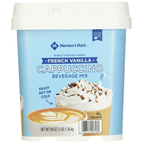 Members Mark Vanilla Cappuccino Mix, 3 Pound