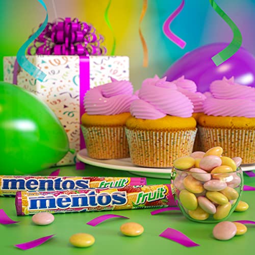 Mentos Candy, Mint Chewy Candy Roll, Fruit, Non Melting, 1.32 Oz...