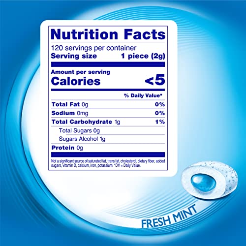 Mentos Pure Fresh Sugar-Free Chewing Gum With Xylitol, Spearmint