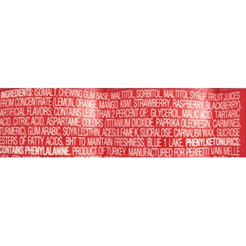 Mentos Pure Fresh Sugar-Free Chewing Gum With Xylitol, Red Fruit