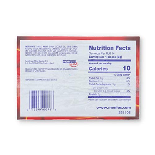 Mentos Roll Chewy Cinnamon, 15 Count MINTS - Misc.