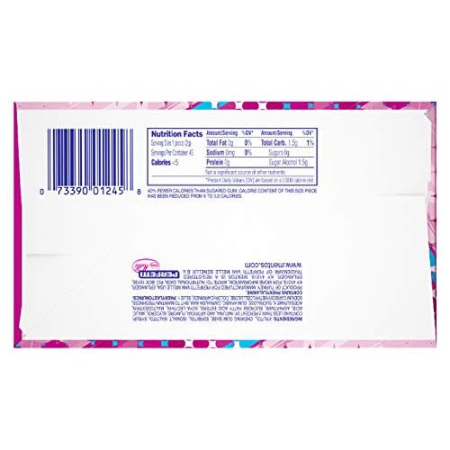 Mentos Sugar-Free Chewing Gum With Xylitol, Bubble Fresh Cotton