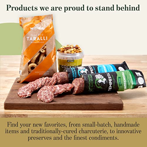 Bellina Gourmet Food Gift Baskets With Salami, Italian Crackers,