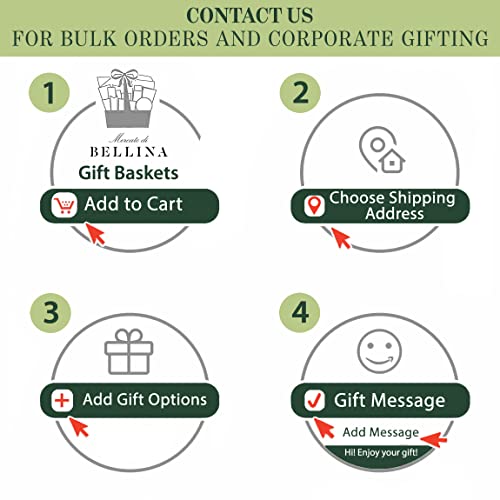 Bellina Gourmet Food Gift Baskets With Salami, Italian Crackers,