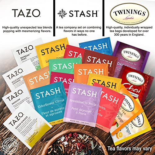 Bellina Tea Gift Baskets For Women And Men - Herbal Tea Variety