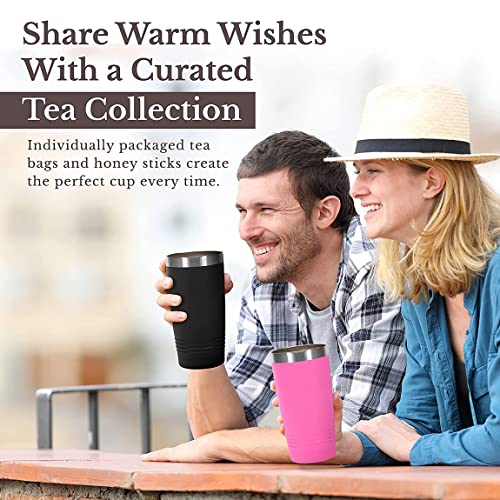 Bellina Tea Gift Baskets For Women And Men - Herbal Tea Variety