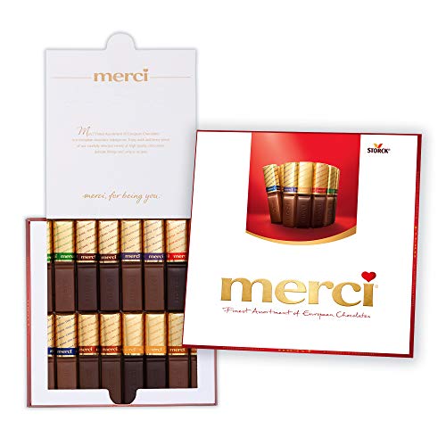 Merci Finest Assortment Of European Chocolate Candy, 7 Ounce Box