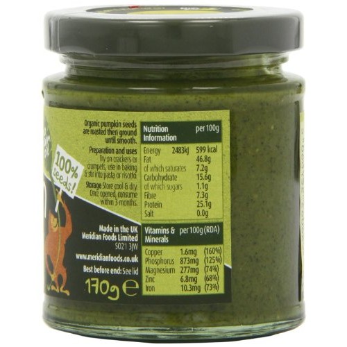 Meridian - Organic Pumpkin Seed Butter 100% - 170g