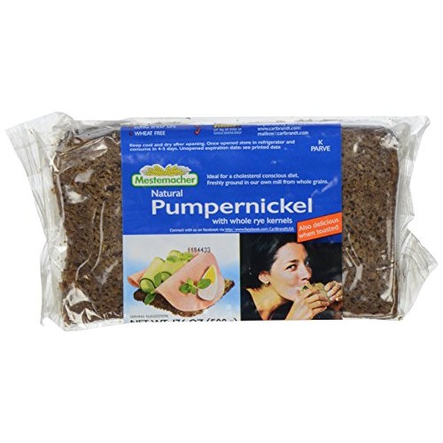 Mestemacher, Pumpernickel With Whole Kernels, 17.6 Oz