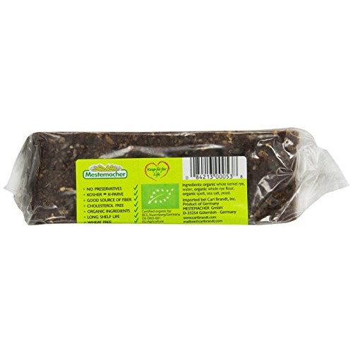 Mestemacher Bread, Organic Rye & Spelt, 17.6 Ounce Packages Pac...