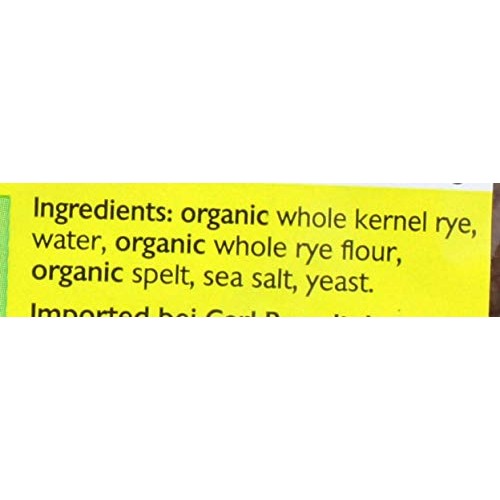 Mestemacher Bread Organic Rye & Spelt bread, 17.6 ounces