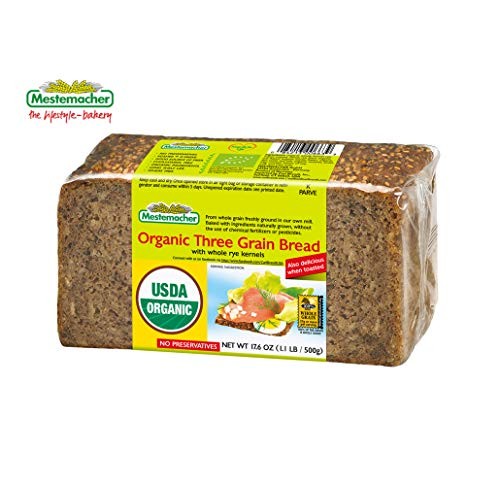 Mestemacher Bread Organic Three Grain Bread From Germany 500G Pa