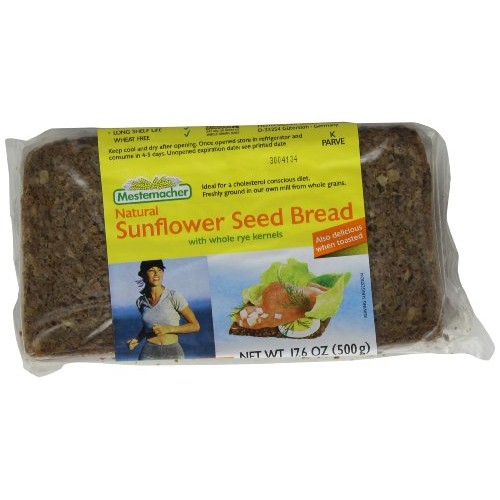 Mestemacher Bread Sunflower Seed, 17.6-Ounce Pack Of 6