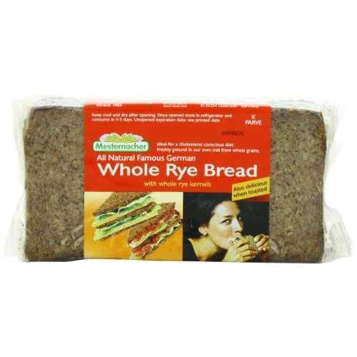 Mestemacher Bread Whole Rye, 17.6-Ounce Pack Of 6