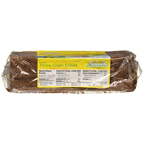 Mestemacher Organic Three Grain Bread, 17.6 Oz
