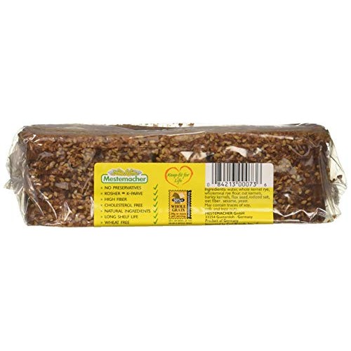 Mestemacher Organic Three Grain Bread, 17.6 Oz