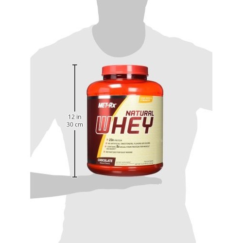 Met-Rx Natural Whey Easy Mix 23 G Protein Powder, 5G Bcaas From