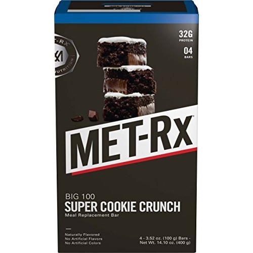 Met-Rx Big 100 Colossal Protein Bar, Super Cookie Crunch, 4 Coun Met-Rx Big 100 Colossal Protein Bar, Super Cookie Crunch, 4 Coun
