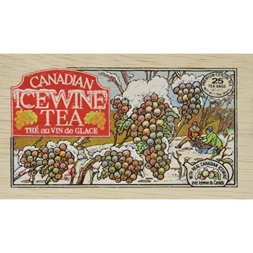 Metropolitan Canadian Ice Wine Tea In Decorative Wooden Box 25Ct Metropolitan Canadian Ice Wine Tea In Decorative Wooden Box 25Ct