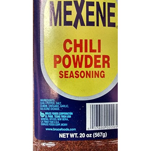 Mexene Original Chili Powder Seasoning 3oz Bottle (Pack of