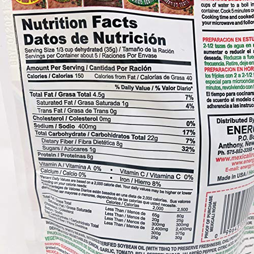 Mexicali Rose Spicy Chorizo Instant Refried Beans 6 Oz Pack Of 3