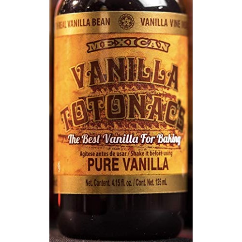 Mexican Vanilla Totonacs Pure Vanilla Flavoring, 33.2 Fluid