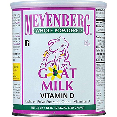Meyenberg Goat Milk, Whole Powdered Goat Milk, Vitamin D, 5Pack